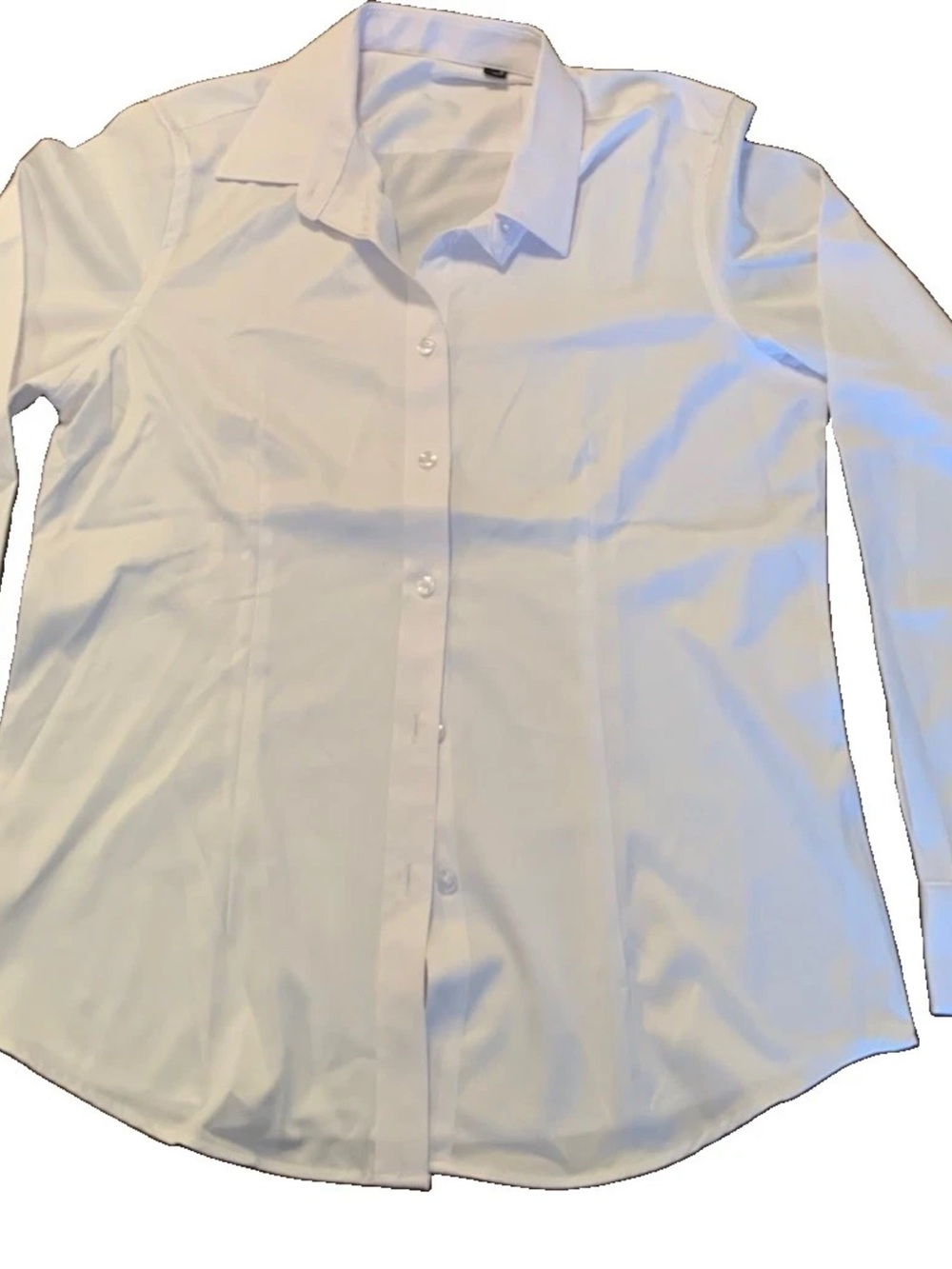 Classic White Button-Up Shirt